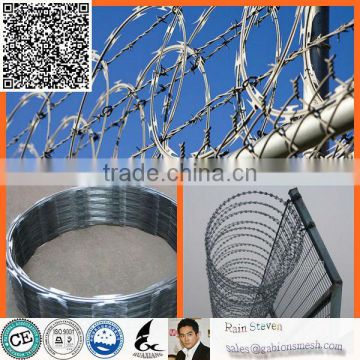 Concertina Razor Barbed Wire/Huaxiang/20 years Factory