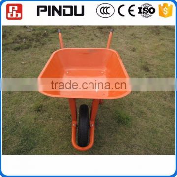 cheap construction tracked easy to assemble stainless steel utility wheelbarrow tray