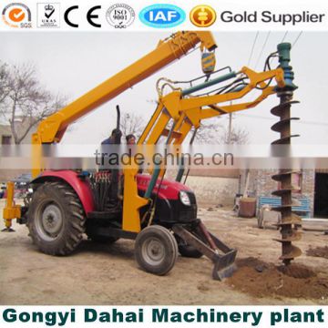 new type 6m earth auger with crane