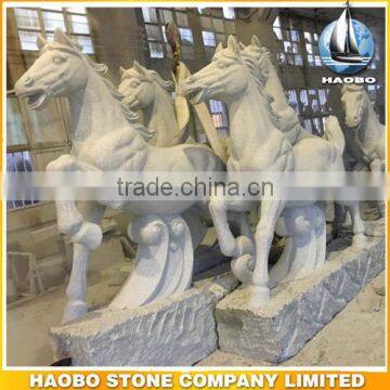 High quality white granite Horse sculpture animal statue for sale