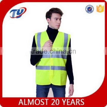 2017 Fluorescent Yellow Hi vis Safety Vest