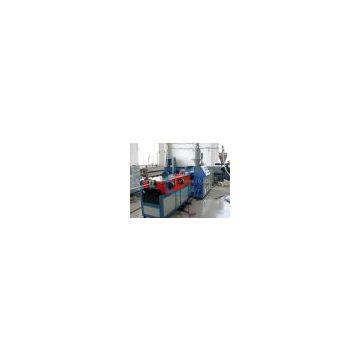 PE / PVC single wall corrugated pipe production line