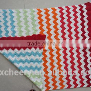 super soft 100% Cotton/bamboo/acrylic/polyester Knitted / Blanket