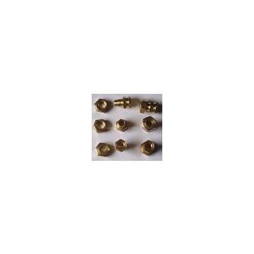 Solid brass cable gland