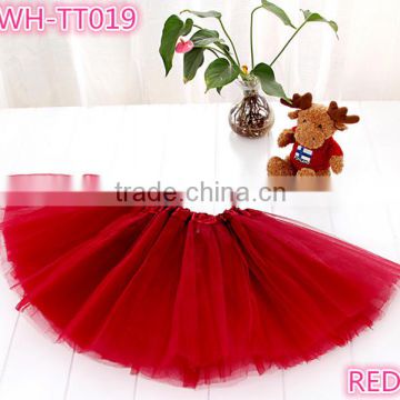 classical girls red princess ballet tutu skirt for children