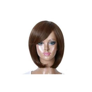 Brown 16 18 20 Inch Thick Cambodian Full Lace Human Hair Wigs 14 Inch