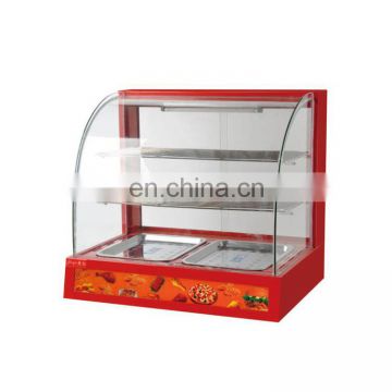 Electric Commercial Bun Steamer Glass DisplayWarmerShowcase/ChineseFoodBun Steamer /Bread Steamer