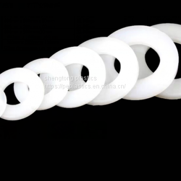 white color nylon and uhmwpe plastic spacers,washers