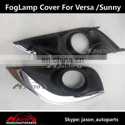 Car Parts Fog Lamp Cover for New Versa 2015 ,  Fog light for Versa 2016 Case 62256-6W80A