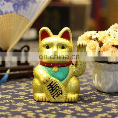 5 inch small toy shaking hand electric plastic lucky cats