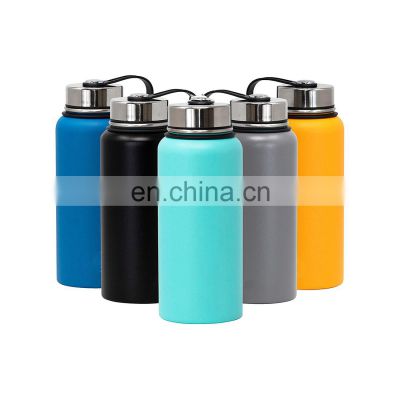 Double Wall Vacuum Insulated Stainless Steel Sports Water Bottle with custom logo bpa free manufacturer bottles
