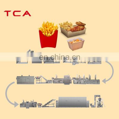 High Quality Industrial Small Frozen French Fries / Potato Chips Making Machine With CE
