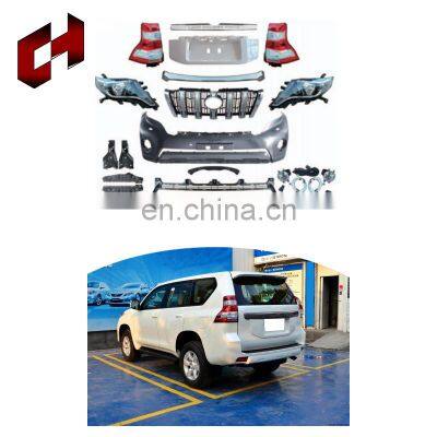 CH Newest Car Body Parts Rear Diffuser Black Bumper Roof Spoiler Tail Lights Full Bodykit For Toyota Prado 2010-13 To 2014