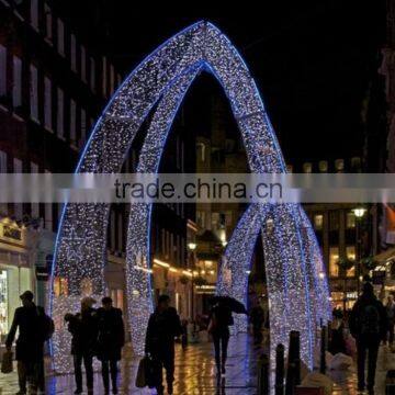 High quality 8m giant light arches for christmas