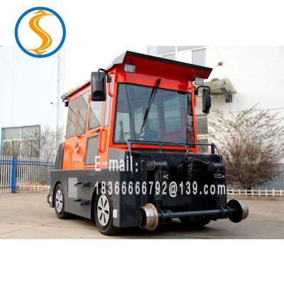 High quality 500 ton internal combustion engine locomotive is used for open type railway freight car