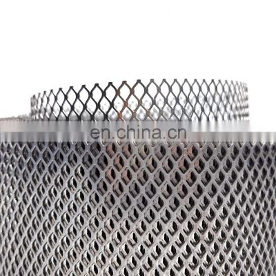 Diamond hole galvanized expanded metal mesh used in filter