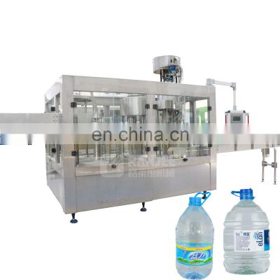 Automatic 5-10 liters PET bottled water filling machine and production line