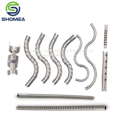 SHOMEA Customized Length Small Diameter Flexible Stainless Steel Snake Endoscope Tubes