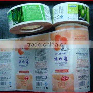 translucent PVC label / sticker