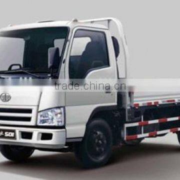 WS Dongfeng light truck with crane cargo van vechile