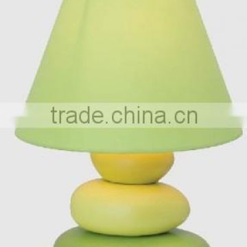 living room lamp table lamp 3pc ceramic base gradually varied green color textile shade desk lamp                        
                                                Quality Choice