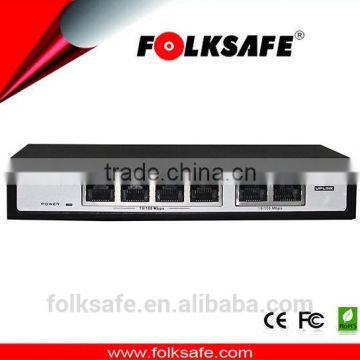 Folksafe fine PoE+ Switch 4 port s ethernet mini board with 2 uplink no 3 hub