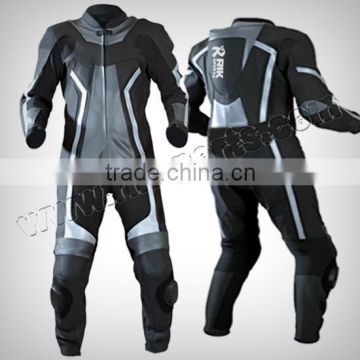 Motorbike Real Leather Suit Motorcycle Clothing Leather Racing Suit Best Cowhide Genuine Leather