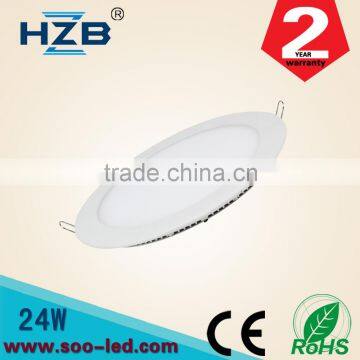 24w smd 2835led ceiling light d300 dimmable round led panel light zhongshan lighitng price list