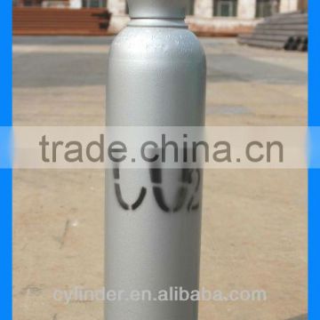 small steel gas cylinder