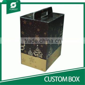 HOLIDAY UES CUSTOM MADE CORRUGATED FOLDER PACKAGING BOX