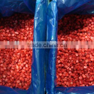 new material and good quality iqf strawberry dice