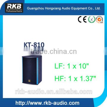 pro KT-810 2 way full range speaker /single 10'' audio speaker