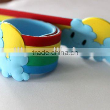 Hot Sell Custom Silicone Slap Bracelets for Promotional
