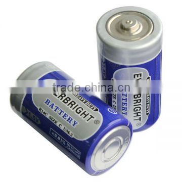 Cheap Price torch use carbon zinc disposable battery 1.5v/r14/um-2/Size C
