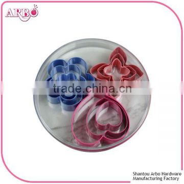 Food grade different shape Stainless Steel cookie cake mould set