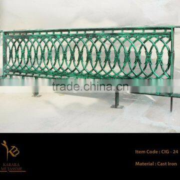 Vintage Cast Iron Attractive Balcony Grilles_CIG -24