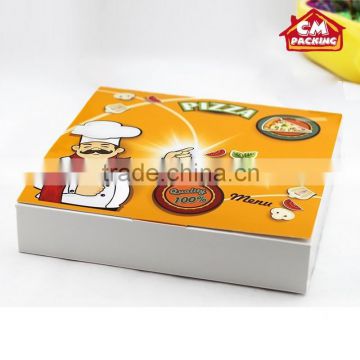New style hot sell food packaging pizza box