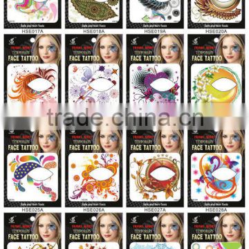 2016 best seller eco-friendly high quality fashion facial us face sticker
