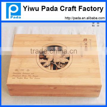 Custom Bamboo Wooden Tea Box