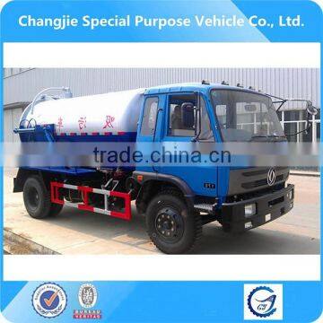dongfeng145 8m3 vacuum sewage suction truck