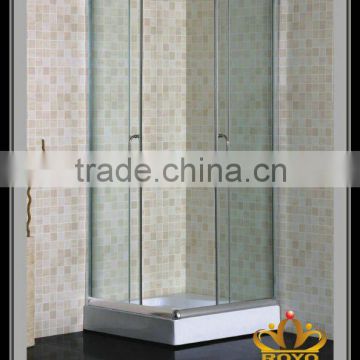 square glass sliding shower door S205
