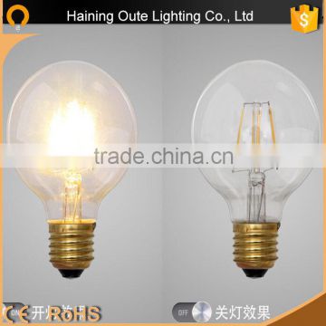 Edison style led bulb 5w 7w led e27 220v led light bulb e27 led globe bulb new product led filament bulb china