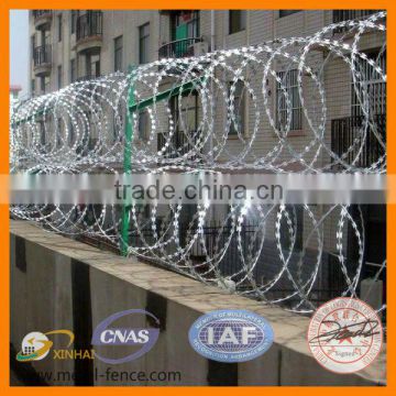 Low price razor blade barbed wire (ISO9001 factory)