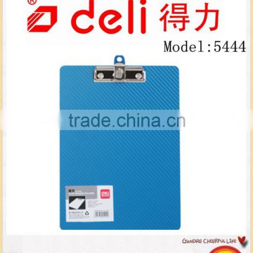 Deli Flat clip , A4 PP material model 5444 Blue
