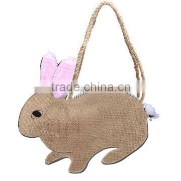 wholesale boutique Burlap Bunny Easter women's bag