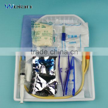 2016 Hot Single Use Disposable Sterile Urine Catheter kit With CE& ISO