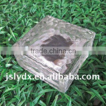 LED solar ice glass brick light(20*6*5cm)