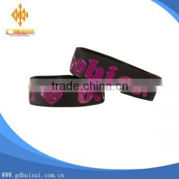 Top sale custom logo customized cute kid shape silicone bracelet