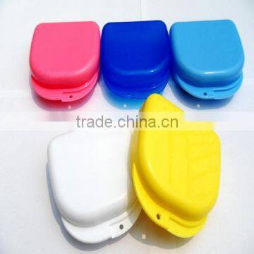 Promotional Small Size Rounded Rectangle Denture Box With a Hole