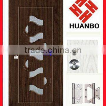 Interior laminate mdf pvc glass room doors